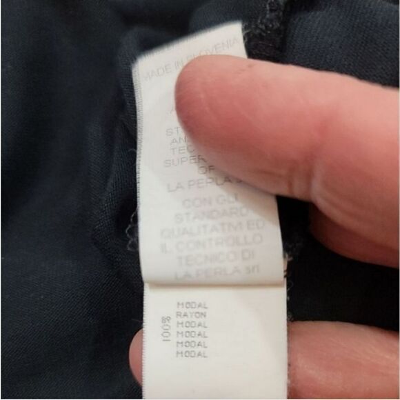 La Perla Studio Modal Jersey Knit Nightgown Sleep Dress in Navy Blue Size 40/Med - Picture 12 of 13